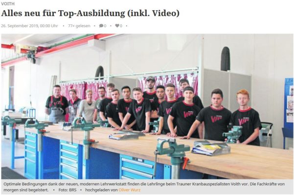 Alles neu für Top-Ausbildung